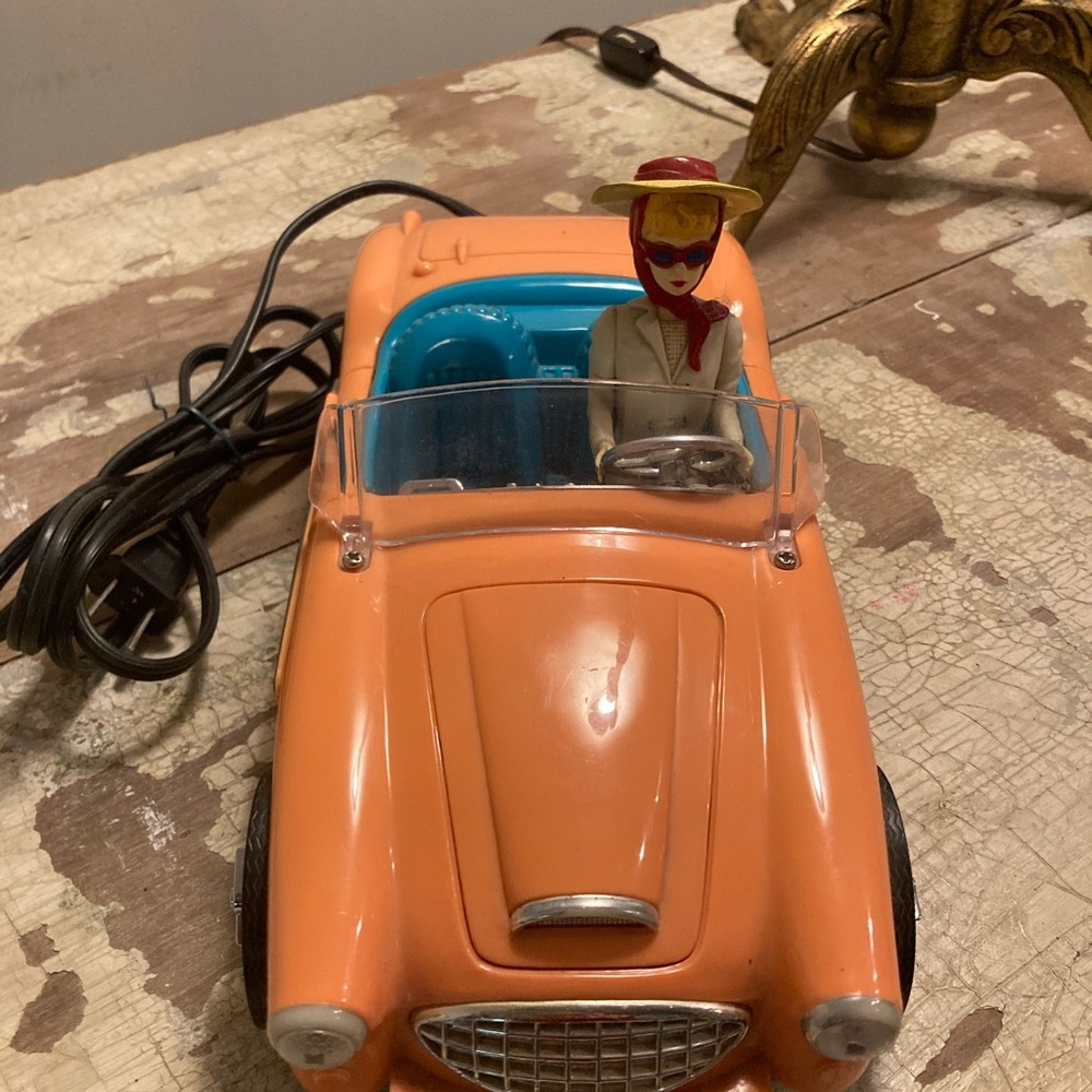 Vintage Barbie car alarm clock